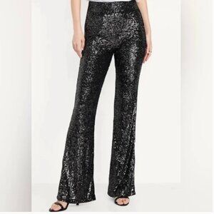 Sequin Black Women's Pants